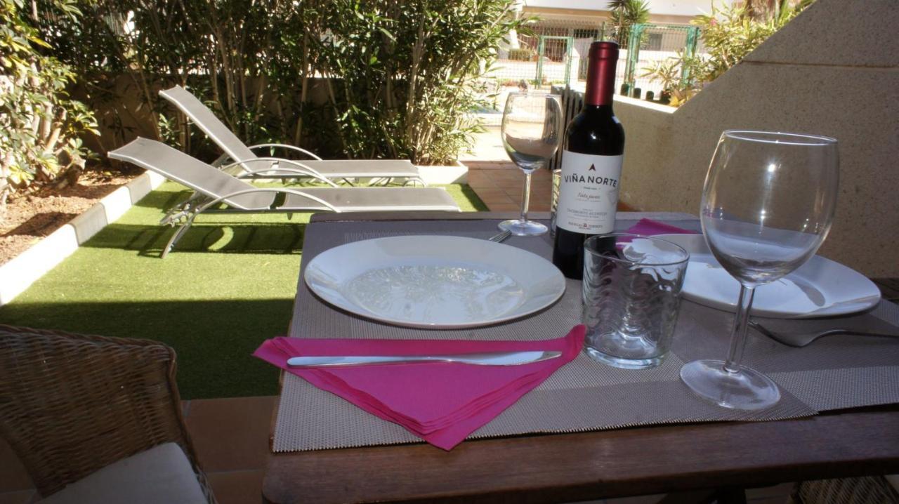 Apartamento Con Jardin Y Piscina En El Balancon Apartman El Médano Kültér fotó