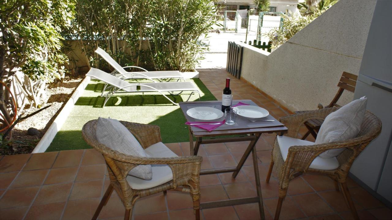Apartamento Con Jardin Y Piscina En El Balancon Apartman El Médano Kültér fotó